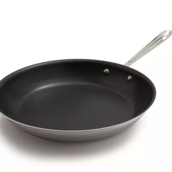 All-Clad D3 Stainless Steel Non-Stick 12" Fry Pan - Picture 1 of 9